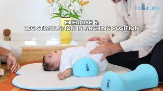 Leg stimulation (arching position)